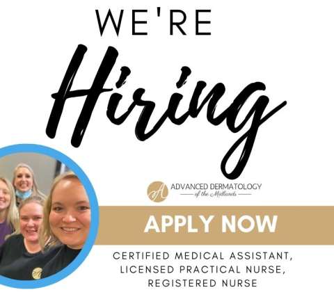 Now Hiring! Open positions for CMAs, Licensed Practical Nurses, and RNs